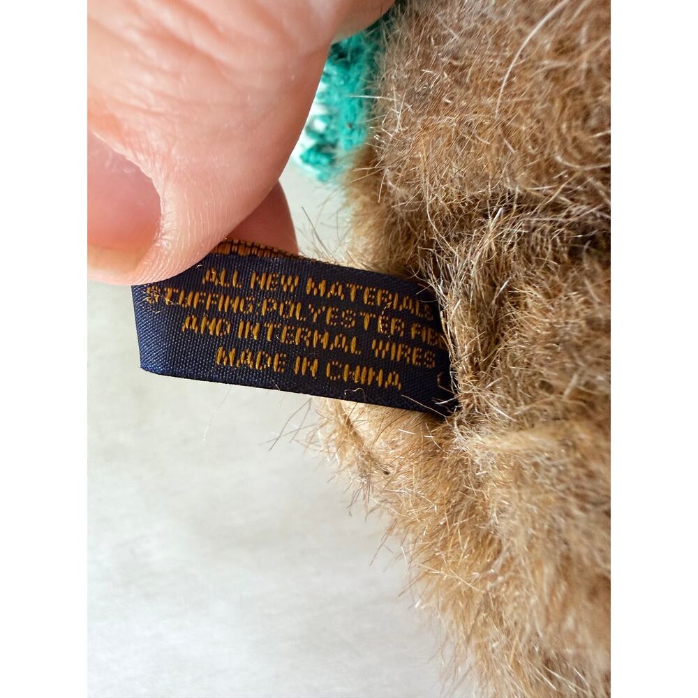 NWT vintage Boyd’s bears stuffed moose with sweater holiday handmade head bean - Picture 8 of 10